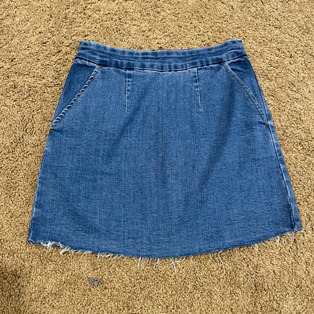 Denim Mini Skirt